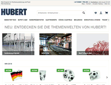 Tablet Screenshot of hubert-versand.de